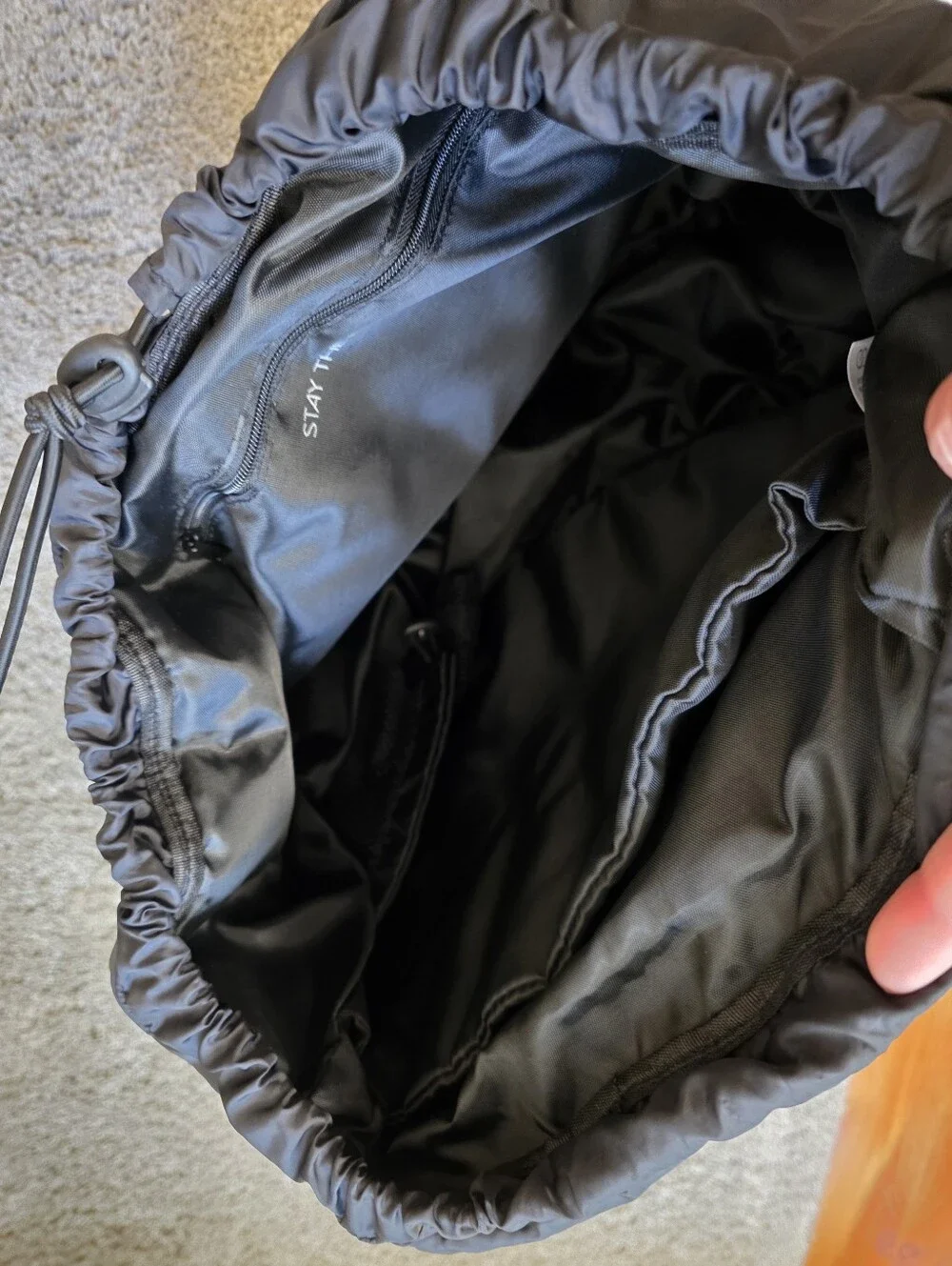Calia Black Puffer Backpack - Lightweight Everyday Bag